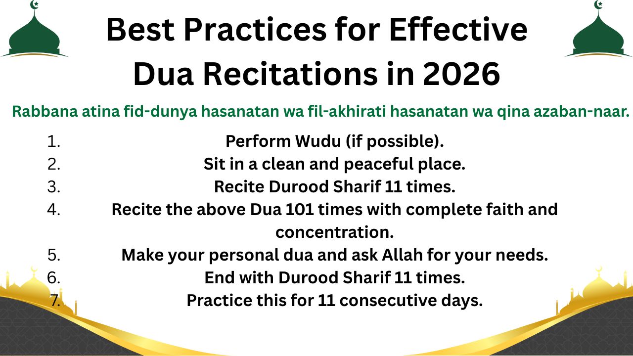 Best Practices for Effective Dua Recitations in 2026